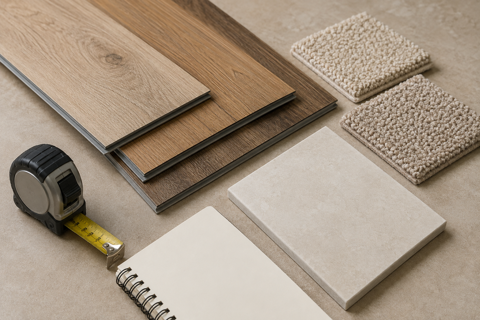 Flooring material and color selection